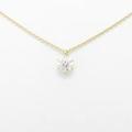 【リメイク】K18YG ダイヤモンドネックレス 0．304ct・F・SI1・EXT