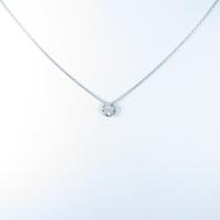 K18WG スター ダイヤモンドネックレス