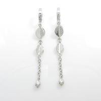 K18WG ダイヤモンドピアス