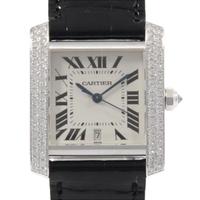 カルティエ WE100351 タンクフランセーズ WG／2D 自動巻10％引き