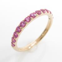 ヴァンドーム ピンクサファイヤリング