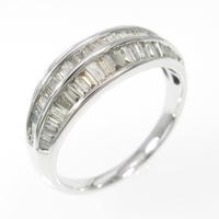 K18WG ダイヤモンドリング