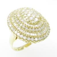 K18YG ダイヤモンドリング