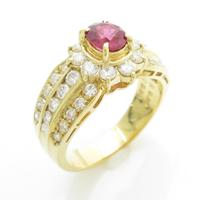 K18YG ルビーリング