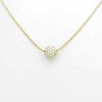 750YG ダイヤモンドネックレス