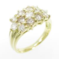 K18YG ダイヤモンドリング