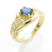 K18YG サファイヤリング