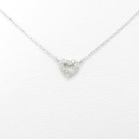 【リメイク】K10WG ハート ダイヤモンドネックレス