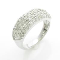 K18WG パヴェ ダイヤモンドリング