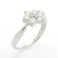 PT フラワー ダイヤモンドリング