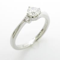プラチナダイヤモンドリング 0．266ct・H・VS2・3EXT H＆C