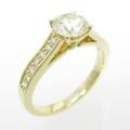 【リメイク】K18YG ダイヤモンドリング 0．738ct・VLY・VS2・VG