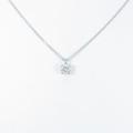 K18WG ダイヤモンドネックレス 0．346ct・J・SI2・GOOD