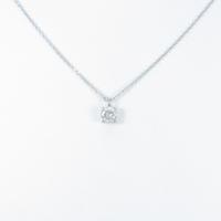 K18WG ダイヤモンドネックレス 0．346ct・J・SI2・GOOD