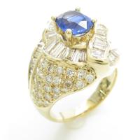 K18YG サファイヤリング