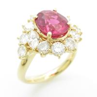 K18YG ルビーリング5％引き