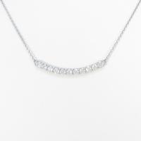 【新品】プラチナダイヤモンドネックレス 1．006ct・D・VS1?SI1・VG?G