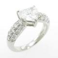 プラチナダイヤモンドリング 1．005ct・E・SI2・ハートシェイプ