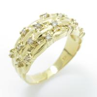 K18YG ダイヤモンドリング