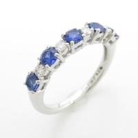 K18WG サファイヤリング