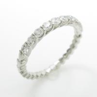 PT ハーフエタニティ ダイヤモンドリング