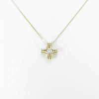 K18YG ダイヤモンドネックレス