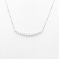 K18WG ダイヤモンドネックレス