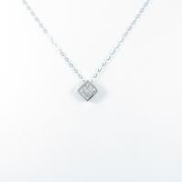 K18WG ダイヤモンドネックレス