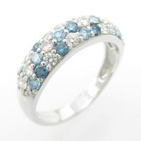 K18WG パヴェ ダイヤモンドリング