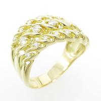 K18YG ダイヤモンドリング