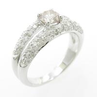 750WG ダイヤモンドリングリング