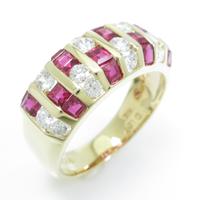 K18YG ルビーリング