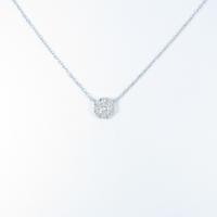 【リメイク】K18WG ダイヤモンドネックレス