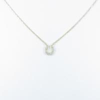 【リメイク】K18YG ホースシュー ダイヤモンドネックレス