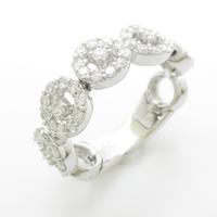 K18WG ダイヤモンドリング