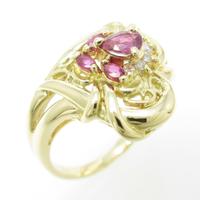 K18YG ルビーリング