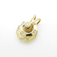K18YG ダイヤモンドペンダント