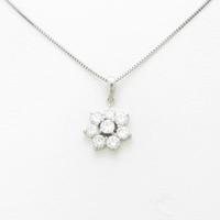 PT フラワー ダイヤモンドネックレス