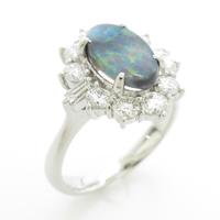 PT ブラックオパールリング