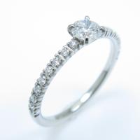 カルティエ エタンセル リング 0．18ct・D・VS1・3EXT