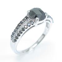 K18WG ダイヤモンドリング