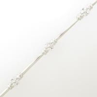K18WG ダイヤモンドブレスレット5％引き