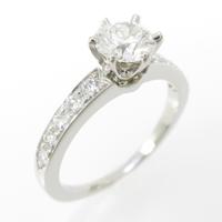 ティファニー ビーズセッティング リング 0．64ct