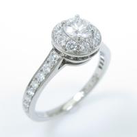 ヴァンクリーフ＆アーペル イコーヌ リング 0．31ct・D・VVS2・3EXT