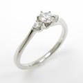 4゜C ダイヤモンドリング 0．210ct・D・VS2・3EXT H＆C