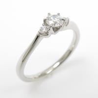 4゜C ダイヤモンドリング 0．210ct・D・VS2・3EXT H＆C