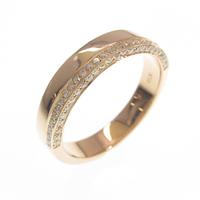 K18PG ダイヤモンドリング