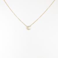 エテ イニシャルC ダイヤモンドネックレス