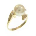 K18YG アコヤパールリング