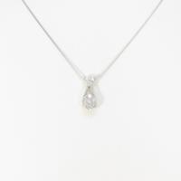 K18WG ダイヤモンドネックレス5％引き